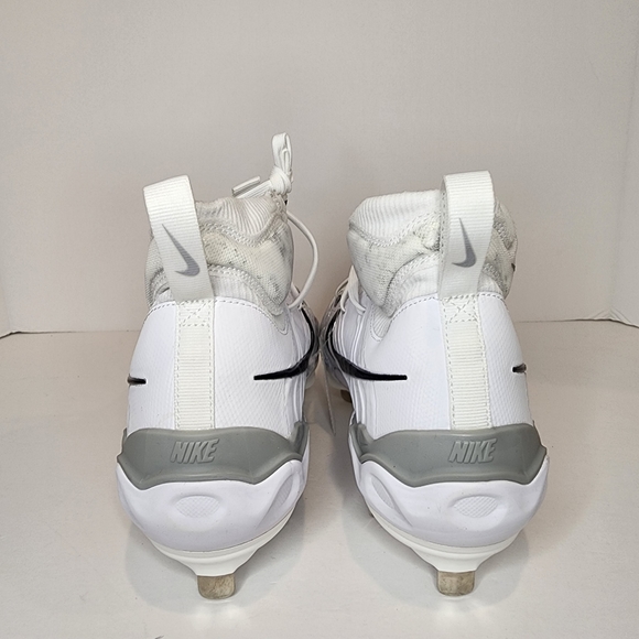 Nike Alpha Huarache NXT DJ6517-100 White Metal Baseball Cleat Men Size Various - Picture 6 of 8